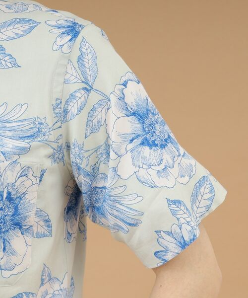 TAKEO KIKUCHI / タケオキクチ Tシャツ | フラワープリント 半袖シャツ | 詳細7