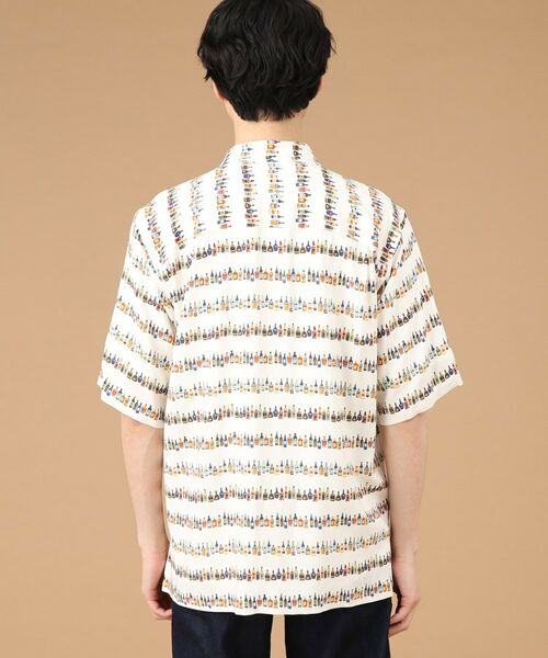 TAKEO KIKUCHI / タケオキクチ Tシャツ | リカープリント オープンカラーシャツ | 詳細4