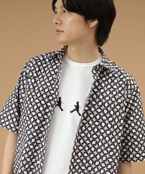 TAKEO KIKUCHI / タケオキクチ Tシャツ | アールデコプリント 5分袖シャツ | 詳細15