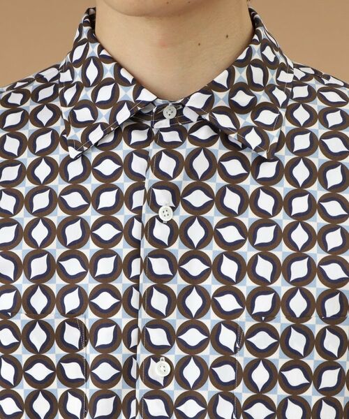 TAKEO KIKUCHI / タケオキクチ Tシャツ | アールデコプリント 5分袖シャツ | 詳細5
