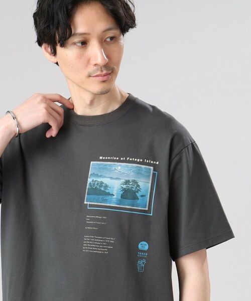 TAKEO KIKUCHI / タケオキクチ Tシャツ | 【Sサイズ～】日本画 グラフィック プリント Tシャツ 宮城 | 詳細11