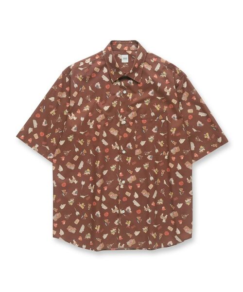 TAKEO KIKUCHI / タケオキクチ Tシャツ | 和小物 総柄 シャツ | 詳細1
