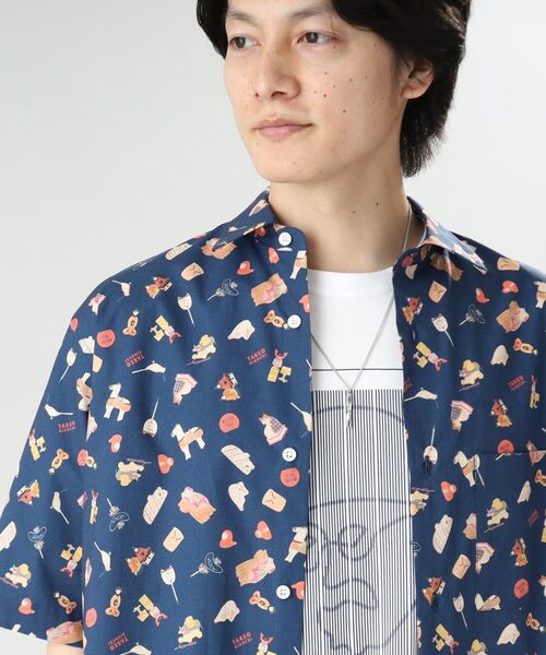 TAKEO KIKUCHI / タケオキクチ Tシャツ | 和小物 総柄 シャツ | 詳細10