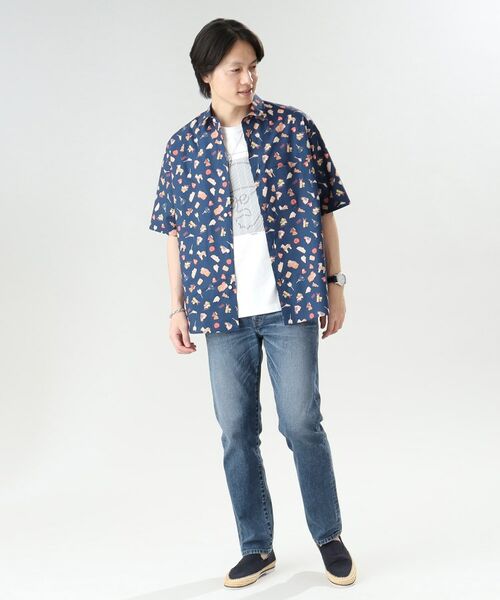 TAKEO KIKUCHI / タケオキクチ Tシャツ | 和小物 総柄 シャツ | 詳細14