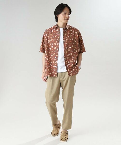TAKEO KIKUCHI / タケオキクチ Tシャツ | 和小物 総柄 シャツ | 詳細17