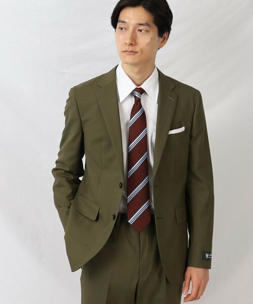 TAKEO KIKUCHI / タケオキクチ セットアップ | 【DORMEUIL】リップストップ カラー スーツ | 詳細24