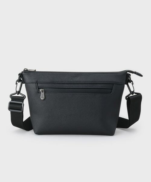 【新品】タケオキクチ　ショルダーバッグ　グレー レザー調シボワンショルダーバッグ（ショルダーバッグ） | tk