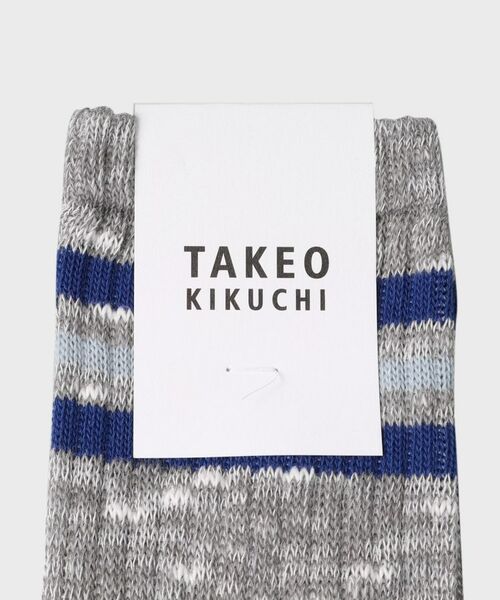 TAKEO KIKUCHI / タケオキクチ ソックス | スラブラインソックス | 詳細4