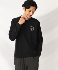 立体刺繍 ロングスリーブ Tシャツ