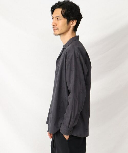 TAKEO KIKUCHI / タケオキクチ Tシャツ | フラワー 刺繍 オープンカラー シャツ | 詳細13