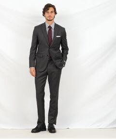 【DORMEUIL】カラーグレンチェック スーツ