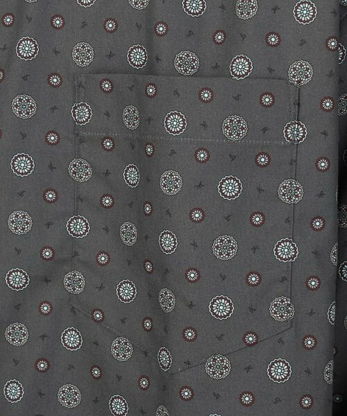 TAKEO KIKUCHI / タケオキクチ Tシャツ | 【Sサイズ～】菊柄 小紋プリント シャツ | 詳細9