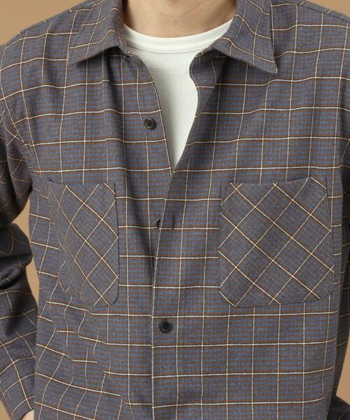 TAKEO KIKUCHI / タケオキクチ Tシャツ | 【Sサイズ～】シャギーチェックシャツ | 詳細10