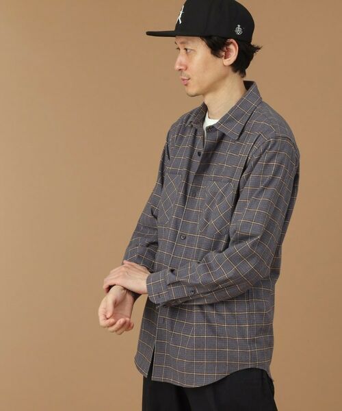 TAKEO KIKUCHI / タケオキクチ Tシャツ | 【Sサイズ～】シャギーチェックシャツ | 詳細14