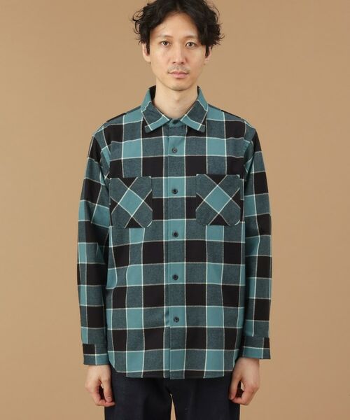 TAKEO KIKUCHI / タケオキクチ Tシャツ | 【Sサイズ～】シャギーチェックシャツ | 詳細2