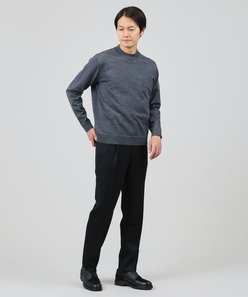 TAKEO KIKUCHI / タケオキクチ ニット・セーター | 【イージーケア】アンチピリング モックネック ニット | 詳細2