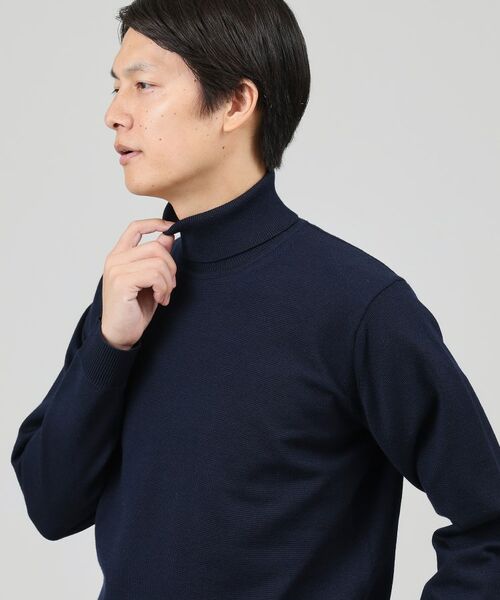 TAKEO KIKUCHI / タケオキクチ ニット・セーター | 【イージーケア】アンチピリング タートルネック ニット | 詳細13