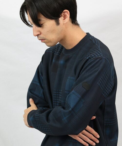 TAKEO KIKUCHI / タケオキクチ スウェット | 【Down Fabric】パッチワークパターン スウェット | 詳細10