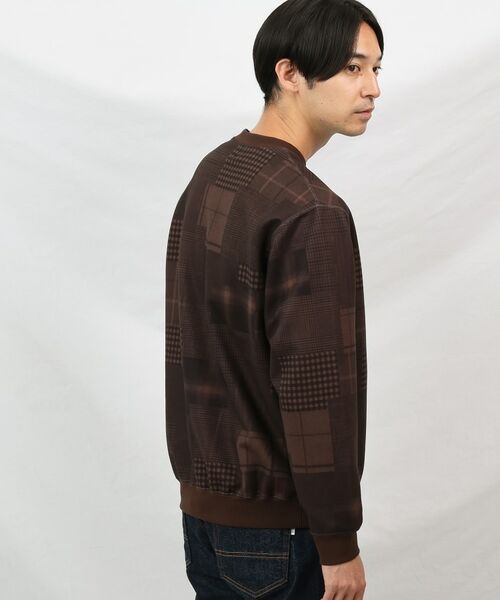TAKEO KIKUCHI / タケオキクチ スウェット | 【Down Fabric】パッチワークパターン スウェット | 詳細25