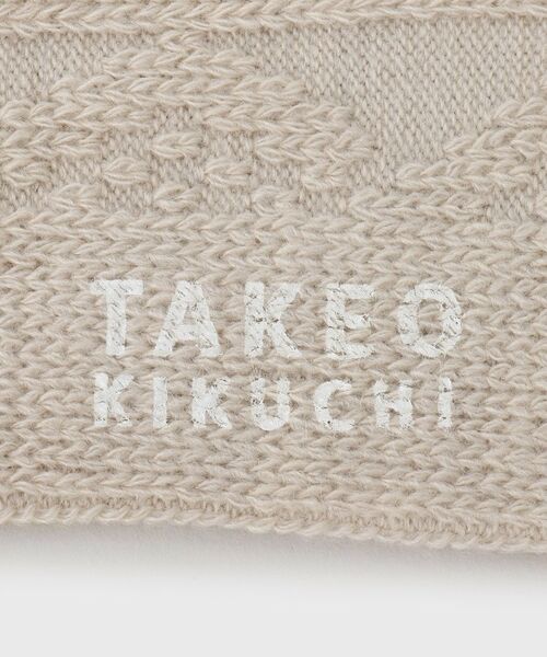 TAKEO KIKUCHI / タケオキクチ ソックス | ケーブル柄ソックス | 詳細4