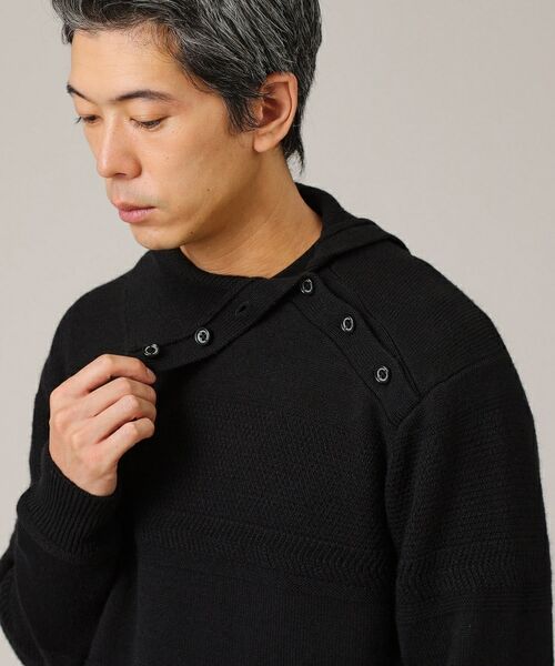 TAKEO KIKUCHI / タケオキクチ ニット・セーター | 【Sサイズ～】ボタンタートルネックニット | 詳細4