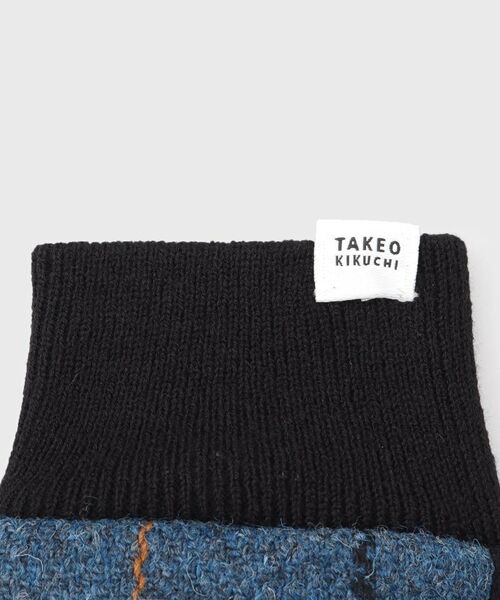 TAKEO KIKUCHI / タケオキクチ 手袋 | 【スマホ対応】ハリスツイード リブ グローブ | 詳細5