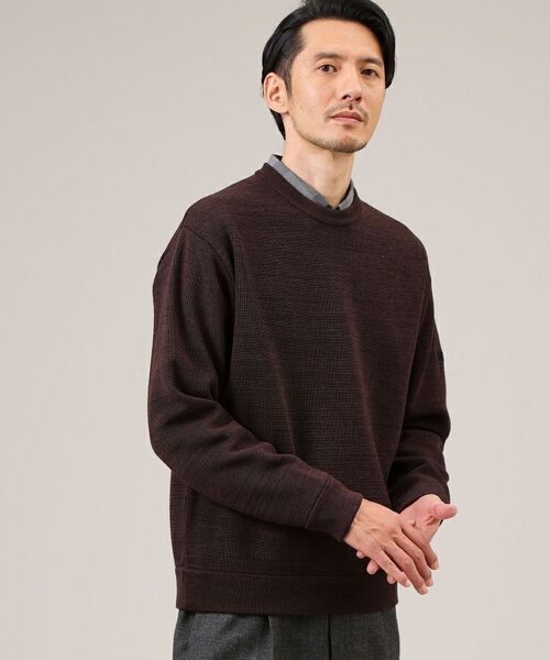 TAKEO KIKUCHI / タケオキクチ ニット・セーター | ウールブレンド 徳島ニット | 詳細7