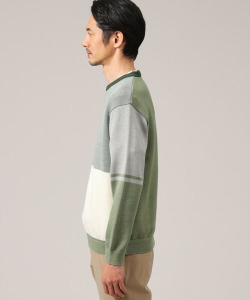 TAKEO KIKUCHI / タケオキクチ ニット・セーター | 【日本製】ブロッキング　プルオーバーニット | 詳細17