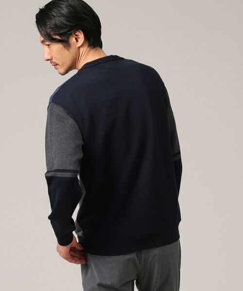TAKEO KIKUCHI / タケオキクチ ニット・セーター | 【日本製】ブロッキング　プルオーバーニット | 詳細27