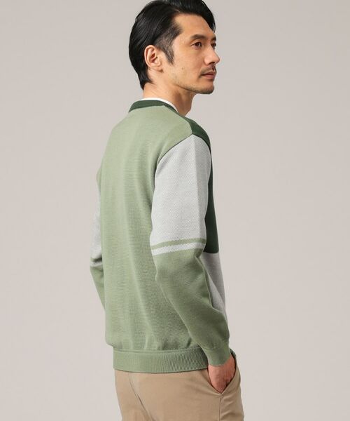 TAKEO KIKUCHI / タケオキクチ ニット・セーター | 【日本製】ブロッキング　プルオーバーニット | 詳細3