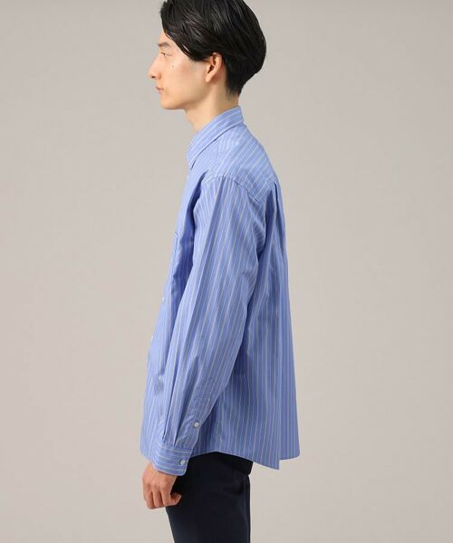 TAKEO KIKUCHI / タケオキクチ Tシャツ | 100／2ストライプ レギュラーカラーシャツ | 詳細19