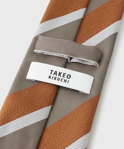 TAKEO KIKUCHI / タケオキクチ ネクタイ | 【Made in JAPAN】メランジ カラーストライプ ネクタイ | 詳細5