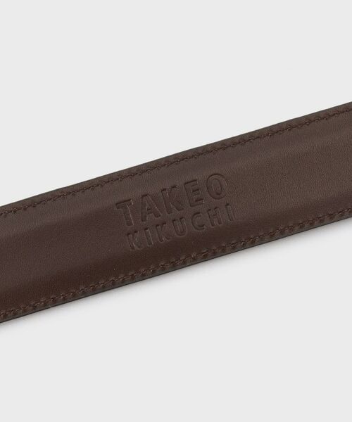 TAKEO KIKUCHI / タケオキクチ ベルト・サスペンダー | 【Made in JAPAN】ブライドルレザー ベルト | 詳細5