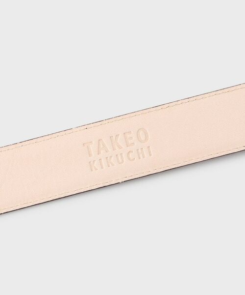 TAKEO KIKUCHI / タケオキクチ ベルト・サスペンダー | 【Made in JAPAN】フリコバックル ドレス レザーベルト | 詳細5