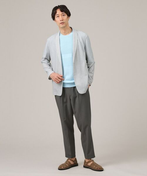 TAKEO KIKUCHI / タケオキクチ ニット・セーター | 【美濃和紙】5分袖 ニットTシャツ | 詳細13