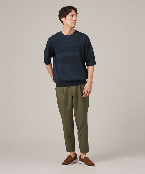 TAKEO KIKUCHI / タケオキクチ ニット・セーター | 【美濃和紙】5分袖 ニットTシャツ | 詳細19