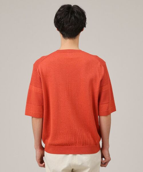 TAKEO KIKUCHI / タケオキクチ ニット・セーター | 【美濃和紙】5分袖 ニットTシャツ | 詳細25