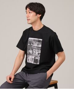 【プリントT】アップリケ フォトプリント Tシャツ