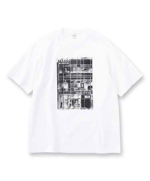 TAKEO KIKUCHI / タケオキクチ Tシャツ | 【プリントT】アップリケ フォトプリント Tシャツ | 詳細1