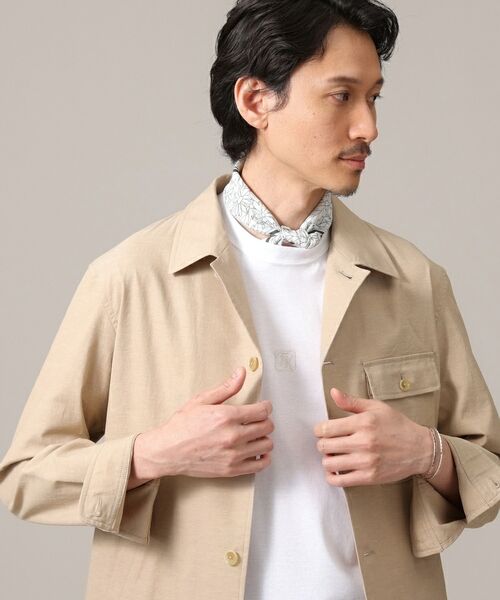 TAKEO KIKUCHI / タケオキクチ テーラードジャケット | 【軽羽織】ストレッチ シャツジャケット | 詳細10