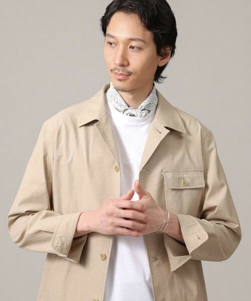 TAKEO KIKUCHI / タケオキクチ テーラードジャケット | 【軽羽織】ストレッチ シャツジャケット | 詳細7