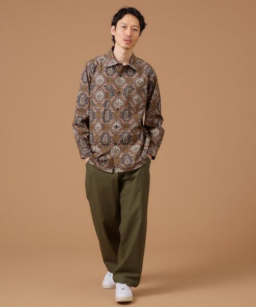 TAKEO KIKUCHI / タケオキクチ Tシャツ | 【Sサイズ～】ペイズリーリップストップシャツ | 詳細2