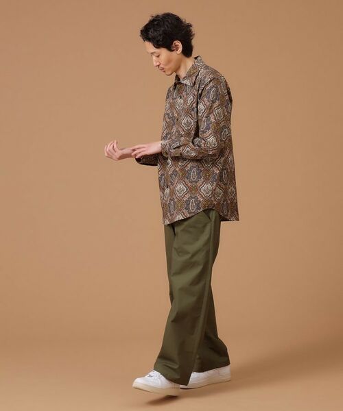 TAKEO KIKUCHI / タケオキクチ Tシャツ | 【Sサイズ～】ペイズリーリップストップシャツ | 詳細3