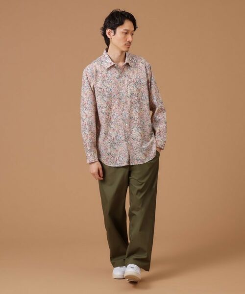 TAKEO KIKUCHI / タケオキクチ Tシャツ | スプラッシュプリントサッカーシャツ | 詳細3