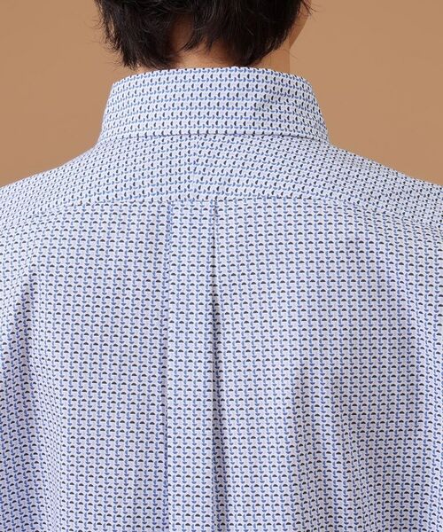 TAKEO KIKUCHI / タケオキクチ Tシャツ | 【Sサイズ～】幾何学柄ボタンダウンシャツ | 詳細14