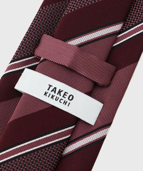 TAKEO KIKUCHI / タケオキクチ ネクタイ | 【Made in JAPAN】多組織ベーシックストライプ ネクタイ | 詳細4