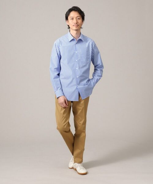 TAKEO KIKUCHI / タケオキクチ Tシャツ | ユーティリティ ストライプ シャツ | 詳細6