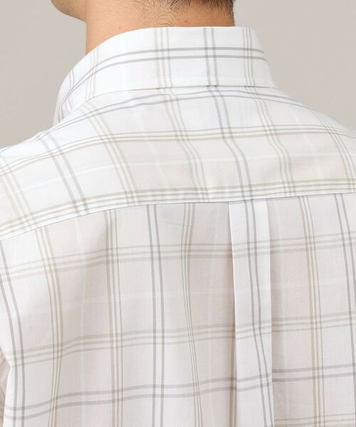 TAKEO KIKUCHI / タケオキクチ Tシャツ | コットン セルロース チェック 半袖シャツ | 詳細17