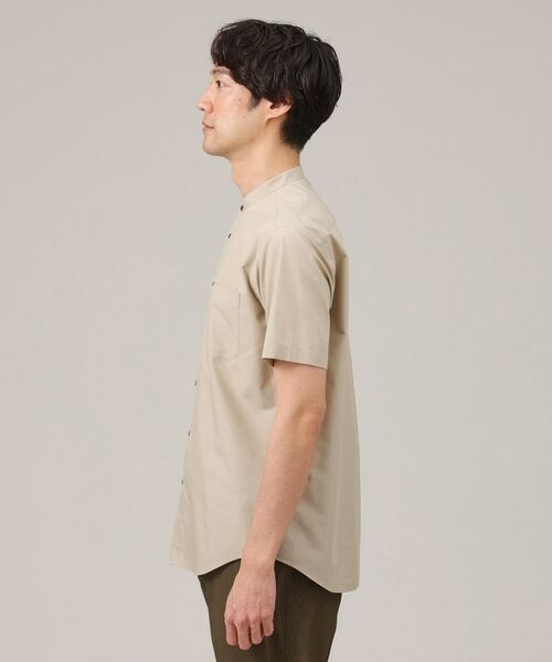 TAKEO KIKUCHI / タケオキクチ Tシャツ | コットン セルロース バンドカラー 半袖シャツ | 詳細21