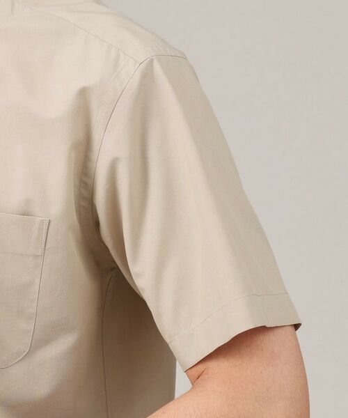 TAKEO KIKUCHI / タケオキクチ Tシャツ | コットン セルロース バンドカラー 半袖シャツ | 詳細26